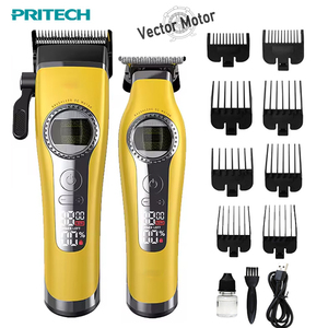 Máquina de Cortar Cabello con Motor de Rotor Externo <span class=keywords><strong>Vector</strong></span>, Kit de Corte de Cabello para Barbería y Salón, Cortadora de Cabello de Alta Velocidad, Juego de Cortadoras de Cabello Profesional - Product Image 1