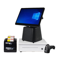 Impresora de Facturas, Caja Registradora, Sistema de Software de Ventas con Pantalla Táctil Integrada de 15.6 Pulgadas, Escaneo de Pedidos y Cobro de Pagos P70