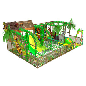 Jungle <span class=keywords><strong>arbre</strong></span> <span class=keywords><strong>maison</strong></span> Ninja éléments Sport toboggan jeux de jeux pour enfants intérieur aire de jeux Center décor - Product Image 4