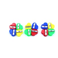 Taille-crayon manuel portable mini, taille-crayon en plastique à un seul trou pour étudiants, fournitures de papeterie pour la salle de classe et le bureau