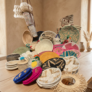 Natural Baskets Handmade Straw Plates - Product Image 3