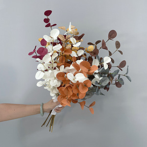 Vente en gros <span class=keywords><strong>d</strong></span>'usine, branches de feuilles <span class=keywords><strong>d</strong></span>'<span class=keywords><strong>eucalyptus</strong></span> artificielles en PE pour la <span class=keywords><strong>d</strong></span>écoration de la maison, les mariages, les événements, les arrangements floraux - Product Image 2