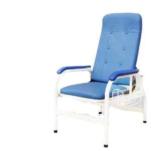 Hospital Infusion Chair <b>Reclining</b> With Leg Support Stainless Steel For Clinic IV Drip And Nursing Care - Product Image 5