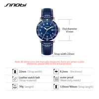 SINOBI nouvelle montre plaqué or Rose hommes affaires montres à Quartz de luxe hommes montres-bracelets personnalisation conception