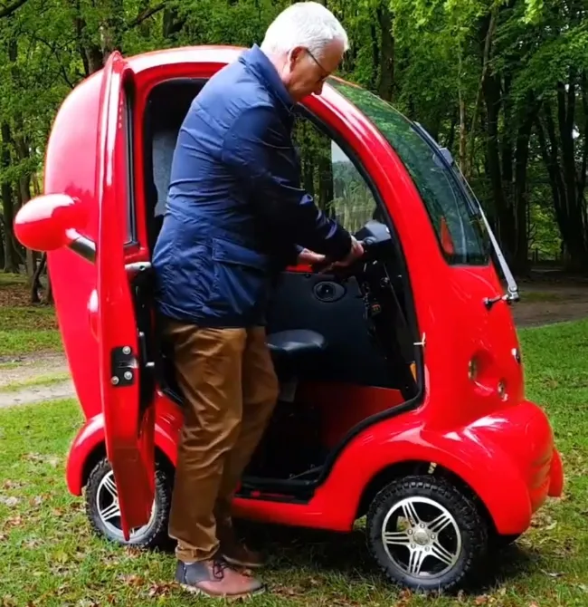 Patinete eléctrico de movilidad pequeño Smart Mini 4 ruedas 1 asiento con aprobación CE