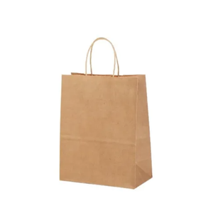 Bolsa de Almacenamiento de Papel Kraft Marrón Plegable y Personalizable, Ecológica para Viajes, Compras, Hogar y Promociones - Product Image 5