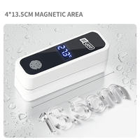YEE Vente en gros d'usine Nettoyeur de vitres d'aquarium Brosse magnétique pour aquarium Grattoir à algues double face avec affichage de la température