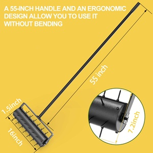 Aeratore Manuale per Prato da 16 Pollici OEM, Strumento per <span class=keywords><strong>l</strong></span>'Aerazione del Terreno, Attrezzo per la Cura del Prato e del Giardino - Product Image 2