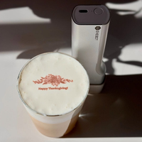 Nouvelle Arrivée 2026 : Imprimante Alimentaire Portable EVEBOT PrintPen pour Café et Aliments, Machine d'Impression Comestible pour Gâteaux et Macarons, Couleur Matcha