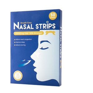 Tiras nasales sin medicamentos para mejorar la calidad del sueño Tiras nasales antironquidos OEM para aliviar la congestión <span class=keywords><strong>nasal</strong></span> - Product Image 2