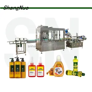 Harga rendah bisnis Cara Membuat mengisi sabun cair deterjen produksi line 10-200ml kosmetik Serum mengisi screwing mesin