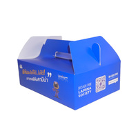 Boîtes en papier personnalisées écologiques portables pour gâteaux, desserts, sushis, gaufres, pâtisseries, biscuits, crêpes, empanadas, noix, chocolat