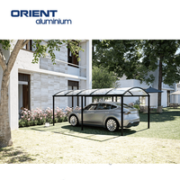 Fait sur mesure 10X20 10X30 20X20 Garage Parking Carport Couverture d'auvent Tente Carpot en aluminium Fabriqué en Chine