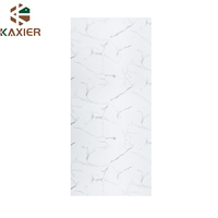 Panneau mural en feuille de marbre PVC imperméable à l'eau Icône similaire Installation facile Panneau mural Spc DIY Home Living Room Background Wall