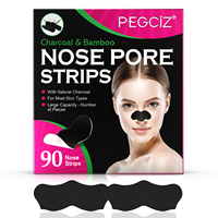 PEGCiZ nettoyage en profondeur des bandes de pores de la tête noire soins des pores du nez patch de bande d'acné, bandes de nez pour dissolvant de points noirs