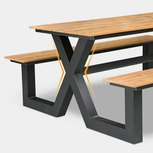 Hoge Kwaliteit <span class=keywords><strong>Patio</strong></span> Banken Koffie Metalen Tafels En Stoelen Buiten Zitplaatsen Koffie - Product Image 5