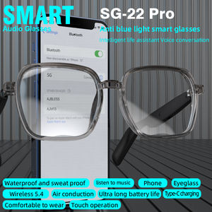SG222025 ARAI occhiali intelligenti di moda Smart cales di navigazione per giochi Bluetooth a conduzione aerea occhiali intelligenti con fotocamera - Product Image 3