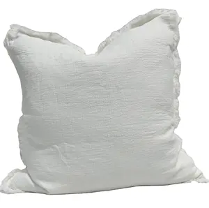 JYH Decorative Custom Printed Cotton Linen Cushion Cover Pillow Case