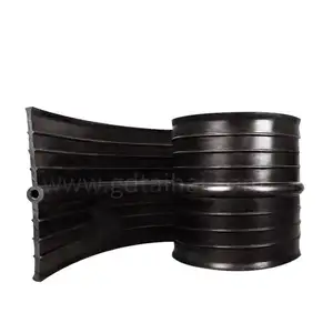 Corrugated Fin Type Rubber Waterstop With Center Bulb For Building Construction