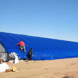 Guangzhou Lvju Custom Size Medium Weight Poly <strong>Cover</strong> 16' X 20' 5*6m Pe Roofing <strong>Cover</strong> Tarpaulin - Product Image 1