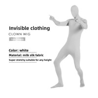 Couleur pure Zentai Body complet pour hommes femmes Halloween carnaval Cosplay Costume peau serré combinaison une pièce Body Costume