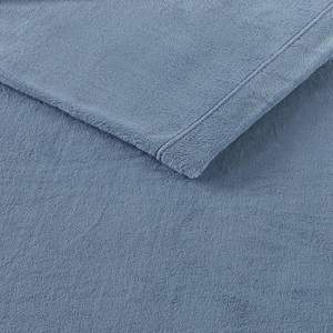 Warm Soft Polyester <strong>Fleece</strong> Wrinkle Resistant <strong>Stitching</strong> True North Plush Bed Sheet Set Deep Pocket Cold Season Cozy <strong>Bedding</strong> - Product Image 4