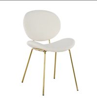 Chaises de salle à manger de luxe nordique, mobilier moderne et simple avec dossier, chaises domestiques pour salle à manger et bureau d'étude