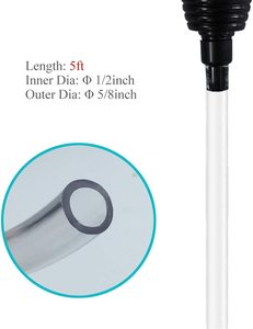 160MM พิพิธภัณฑ์สัตว์น้ำกาลักน้ำเครื่องดูดฝุ่นสำหรับทำความสะอาดตู้ปลากรวดและทราย - Product Image 2