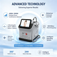 Appareil laser d'épilation professionnel 808 nm à diode pour salons de beauté, cliniques et spas commerciaux