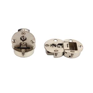 Bisagra oculta interna plegable, barril de aleación de zinc, para muebles - Product Image 1