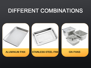 भारी शुल्क स्टेनलेस स्टील वाणिज्यिक ट्रॉली के साथ, होटल और रेस्तरां के लिए बेकरी रसोई कार्ट - Product Image 6