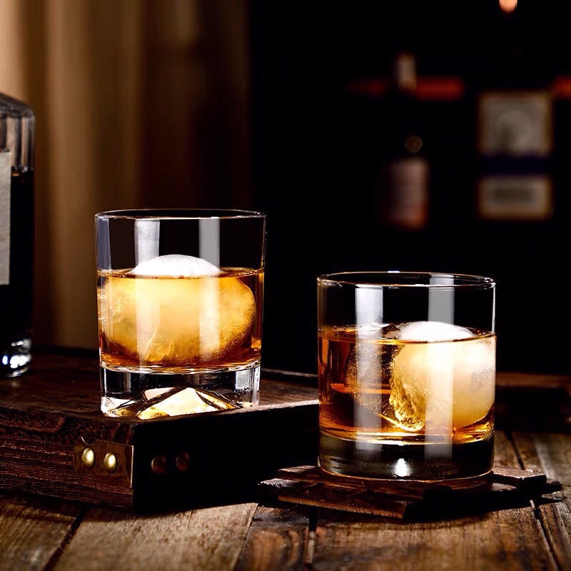 210ml 300ml  Lead-free Whiskey  Rock glass Iceberg Cocktail Spirits Old Fashioned glasses cup