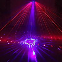 Proyector de haz láser DMX RCdisco 9 Eye RGBW para Club Bar KTV DJ Party Lighting Stage Light Disco Lighting