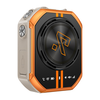 RUGONE Xlink 7 AI Talkie-walkie sportif 4G LTE avec carte SIM, appels en temps réel 3 voies, assistant IA, IP69K/GPS/SOS/Lampe torche X (1 unité)