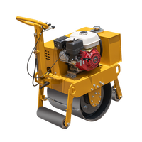 Compacteur routier à tambour unique à commande manuelle, version améliorée, avec système hydraulique