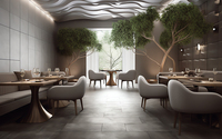 Meubles de restaurant, table et chaises en bois massif, ensemble de meubles commerciaux, ensemble de meubles de café, table et chaises en bois