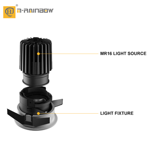 Lampe LED en aluminium personnalisable à encastrer, <span class=keywords><strong>spot</strong></span> décoratif carré <span class=keywords><strong>Gu10</strong></span> Downlight Boîtier Cadre Hôtels Salons Bureaux - Product Image 5