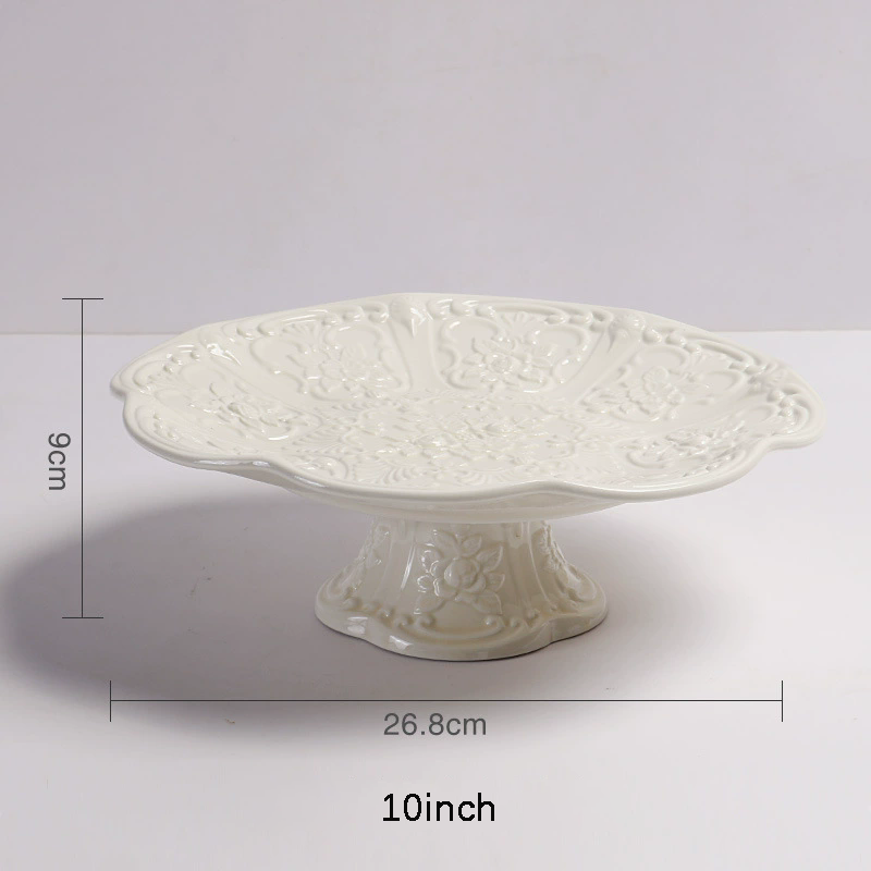 10inch high foot fruit tray