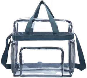 Sac fourre-tout transparent de haute qualité pour femmes, approuvé pour les stades, pour les futurs concerts, les petits matchs de tennis, sac à main multicolores, cadeau promotionnel - Product Image 3