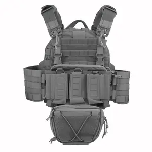 Hải quan laser cắt chiến thuật Áo ghi lê Molle tấm tàu sân bay vest trekking thiết bị bền trọng lượng vest