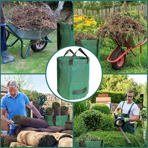 Sac à déchets de <span class=keywords><strong>jardin</strong></span> moderne en PP réutilisable 500L, collecteur de <span class=keywords><strong>feuilles</strong></span> robuste pour la collecte des <span class=keywords><strong>feuilles</strong></span> - Product Image 6