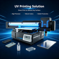 Mesin Printer UV Format Besar 6090 3-Head XP600 Tinta Putih Flatbed untuk Pencetakan Akrilik Kayu Kaca Logam Kulit Silinder
