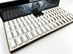 <strong>Watch</strong> with 100 <strong>Interchangeable</strong> Back Panels Leather <strong>Watch</strong> Display <strong>Set</strong> for Jewelry Live Stall Display Props - Product Image 3