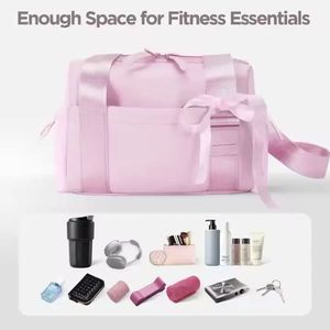 Bolsa de Viaje Deportiva de Gran Capacidad de 10L con Bolsillo Frontal, Bolsa de Gimnasio Personalizada Azul, Bolsa Deportiva para Yoga - Product Image 1