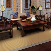 Tapis en sisal en gros Autovi, moquette en sisal pour salon, tapis en sisal naturel Wabi-sabi en rouleau grande taille