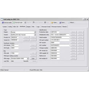 <span class=keywords><strong>Logiciel</strong></span> SetConfig 2.5.1 & 2.8.1 avec câble pour RNS Identifier prend en charge RNS510 RNS810 RNS850 - Product Image 5