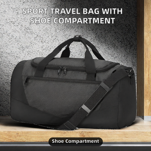 Unisex Sport Duffel Bag Oxford Material Zipper Closure Adjustable Strap <b>Large</b> Capacity 36-55L Gym Travel <b>Backpack</b> - Product Image 2