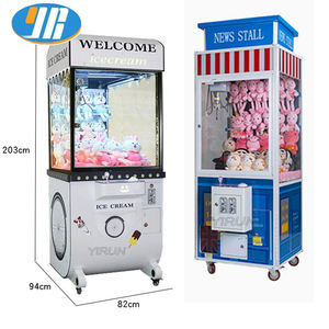 Máquina de Juegos de Grúa con Monedas YIRUN, Máquina de Peluche con Premios de Vaca Tío, para Centros de Entretenimiento - Product Image 1