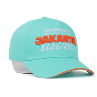 Casquettes de baseball de sport sur mesure, nœuds brodés à la main et logo de broderie en tissu à bord incurvé Casquette de baseball pare-soleil