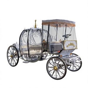 Carroza de Calabaza Eléctrica Blanca para Bodas, Venta al por Mayor, Carroza de Caballos de Calabaza para Bodas en Oferta - Product Image 1